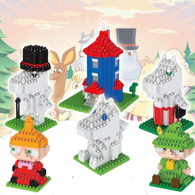 Moomin valley 6 character micro block nano block moomin's family little my set