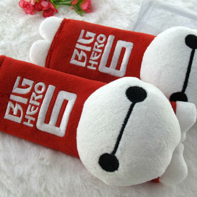 Big hero 6 cartoon mulitple use seat belt cover decoration set car use baby cart use