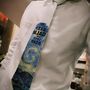 Van Gogh's Sky KEEP CALM & LOVE STAR Adorable Cool Design  8 cm NECK TIE - Thumbnail 3
