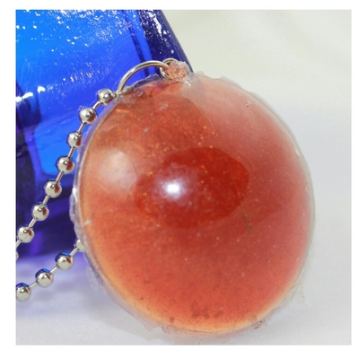 Dot! tiger lily resin necklace and silver chain - Thumbnail 3