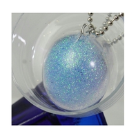 Dot! Sugar Cube Resin Necklace with Silver Chain - Thumbnail 1