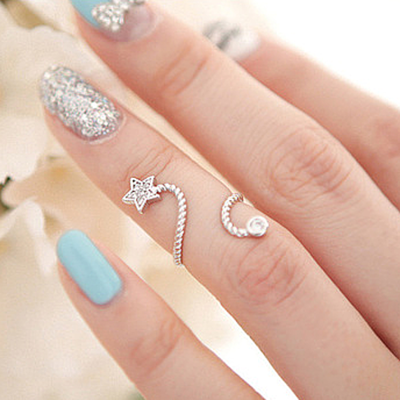 Embellished crystal ring 