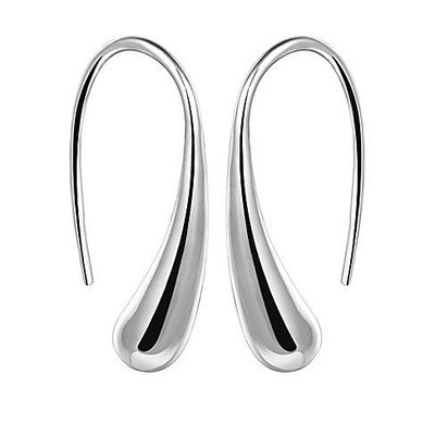 .925 Silver Teardrop Earrings 
