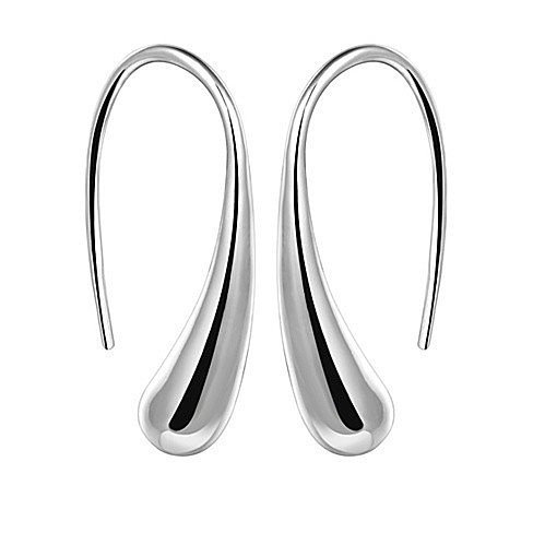 .925 Silver Teardrop Earrings 