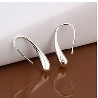 .925 Silver Teardrop Earrings  - Thumbnail 1