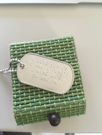 I Love Comics Dog Tags