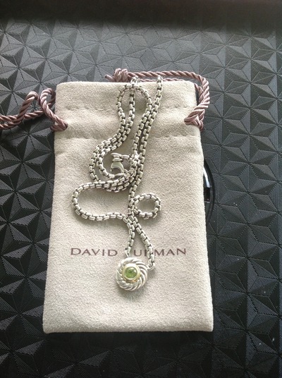100% Authentic David Yurman Peridot Necklace