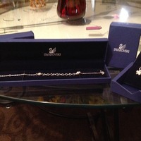 ✨100% Authentic Swarovski bracelet/anklet with FREE charm!! - Thumbnail 1