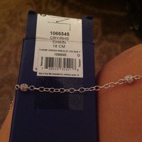✨100% Authentic Swarovski bracelet/anklet with FREE charm!! - Thumbnail 3