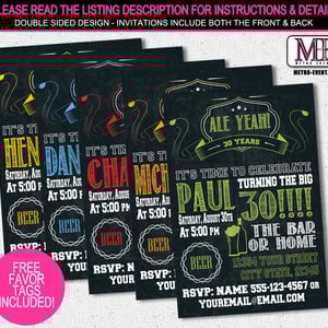 Chalkboard Invitation