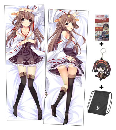 New Kongou Dakimakura Japanese Hugging Body Pillow Cover ADP61084
