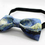 Van Gogh's SkySPACE Blue Color Cool Design BOW TIE Nice Gift Good for Causal Party Use - Thumbnail 2