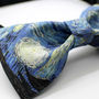 Van Gogh's SkySPACE Blue Color Cool Design BOW TIE Nice Gift Good for Causal Party Use - Thumbnail 3