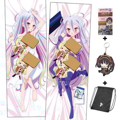 New shiro dakimakura japanese hugging body pillow cover adp61090