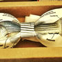 FISH Design White Color Cool Design BOW TIE Nice Gift Good for Causal Party Use - Thumbnail 4