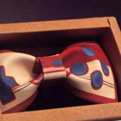 Game controller red & white game machine cool design bow tie nice gift good for causal party use