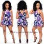Purple Rose Romper - Thumbnail 1