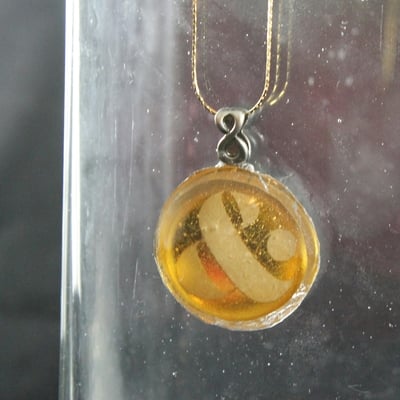 Gold collection "&"  necklace