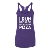 I Really Like Pizza Women's tank top - Thumbnail 4