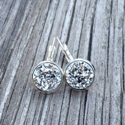 12mm drop dangle earrings