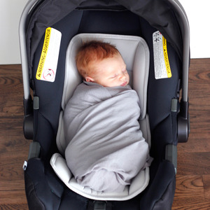 Car Seat Swaddle - Silver 