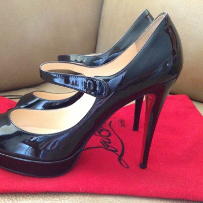 100% authentic brand new, louboutin mary janes