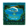 Handmade Coaster Kona - Big Wave craft beer label - Handmade Recycled Tile Coaster - Thumbnail 1