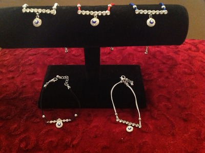 ✨Brand new, evil eye bracelets - adjustable