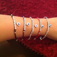 ✨Brand new, evil eye bracelets - adjustable - Thumbnail 1