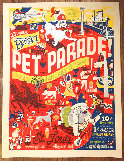 2016 Pet Parade print