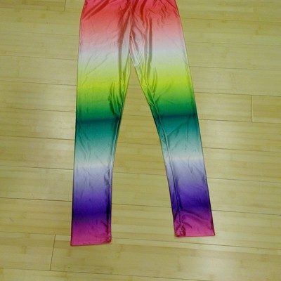 Rainbow gradient tights