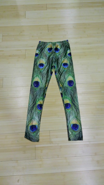 Peacock tights