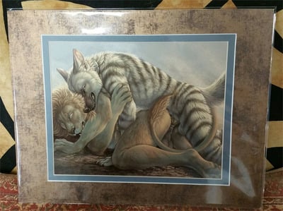 In The Ring 8 x 10 Matted Print