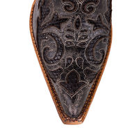 USA CORRAL SINGLE STITCHED WELT RETRO BLACK BOOTS C2108 - Thumbnail 3