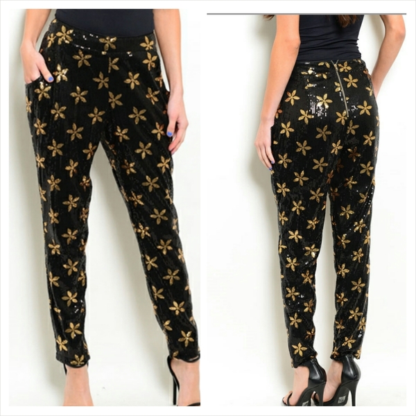 sequin pants