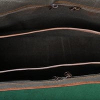 16x12x5"Handmade Goat Leather Shoulder Bag finished leather Bags - Thumbnail 4