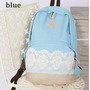 Fashion Cute Lace Canvas Backpack-1