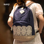 Fashion Cute Lace Canvas Backpack-2