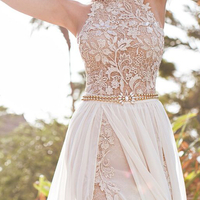 Long prom dress, backless prom dress, sexy prom dress, lace prom dress, popular prom dress, PD15093 - Thumbnail 1