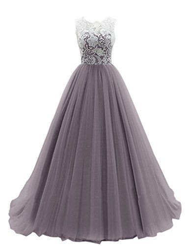 Sleeveless Embroidery A-line Chiffon Prom Dress，bridesmaid dress