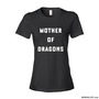 Mother of Dragons - Ladies Fitted Tee, Game of Thrones, Daenarys, Khaleesi-1