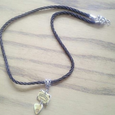 Ouija board charm pendant necklace