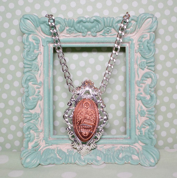 Space needle necklace