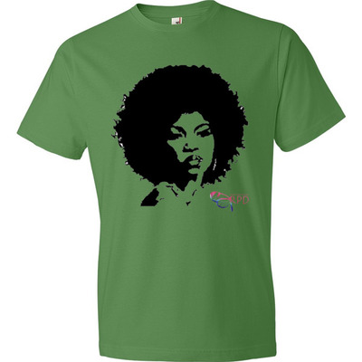 Afro lady t-shirt