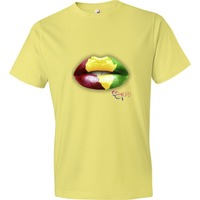 Africa lips men t-shirt - Thumbnail 5
