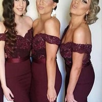 Long Bridesmaid Dresses,Sweetheart Bridesmaid Dress,Mermaid Bridesmaid Dress,Elegant Bridesmaid Dress, BD145291 - Thumbnail 3