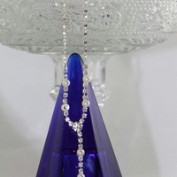 "Audrey & Marilyn" Pearls & Bling Necklace - Thumbnail 2