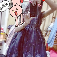 Japanese kawaii lolita galaxy dress - Thumbnail 4