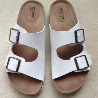 Mossimo supply co white sandals