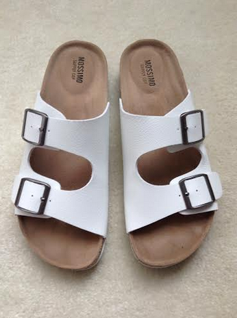 Mossimo Supply Co White Sandals